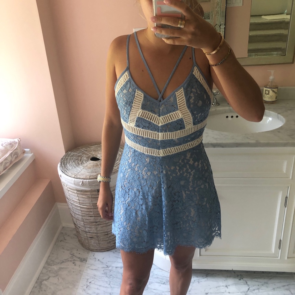 NBD blue dress